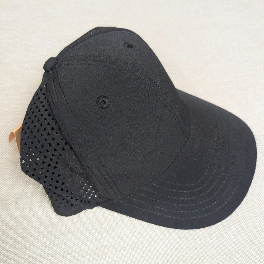Blogilates High Ponytail Hat Womens OS Black NWT Sweat Proof Mesh Back Cap